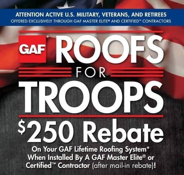 Alliance Roofing - Houston, Texas - Roofs for Troops